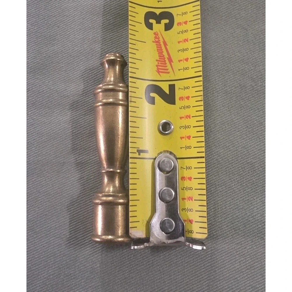 Solid Brass Lamp Shade Finial 2 1/4 inches Tall Scrap Metal